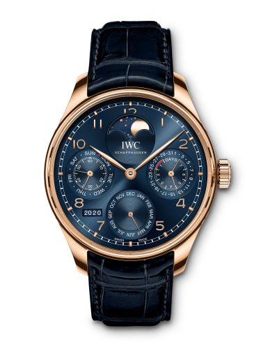 Portugieser Perpetual Calendar Single Moon Armor Gold / Blue / Boutique Edition