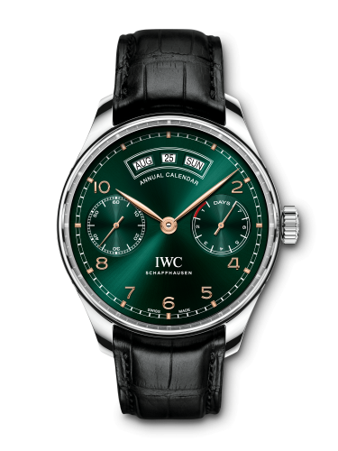 Portugieser Annual Calendar Stainless Steel / Green / Middle East