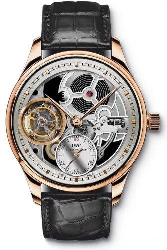 Portugieser Tourbillon Hand-Wound Squelette Red Gold