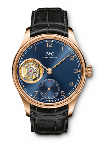 Portugieser Tourbillon Red Gold / Blue