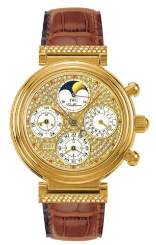 Da Vinci Perpetual Red Gold / Diamond / Paved / English