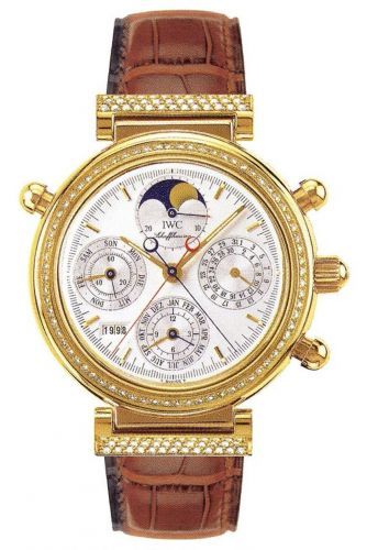 Da Vinci Perpetual Rattrapante Yellow Gold / Diamond / Silver / French
