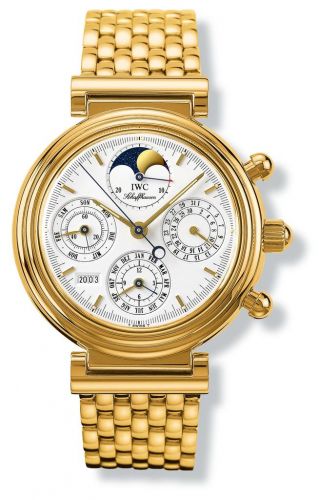Da Vinci Perpetual Yellow Gold / White / German / Bracelet