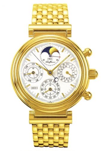 Da Vinci Perpetual Yellow Gold / White / French / Bracelet