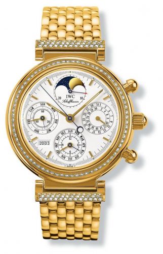 Da Vinci Perpetual Yellow Gold / Diamond / White / German / Bracelet