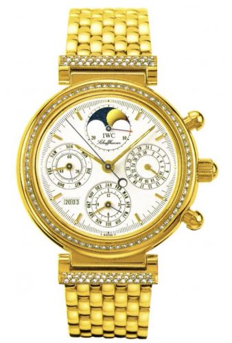 Da Vinci Perpetual Yellow Gold / Diamond / White / English / Bracelet