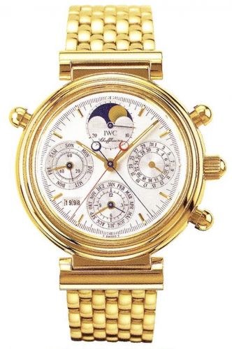 Da Vinci Perpetual Rattrapante Yellow Gold / Silver / English / Bracelet