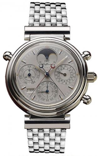 Da Vinci Perpetual Rattrapante Platinum / Silver / French / Bracelet