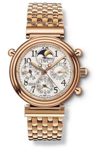 Da Vinci Perpetual Rattrapante Rose Gold / Silver / French / Bracelet