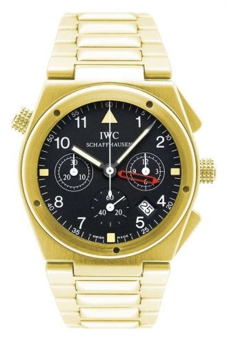 Ingenieur Mecaquartz Chronograph Alarm Yellow Gold / Black / Bracelet