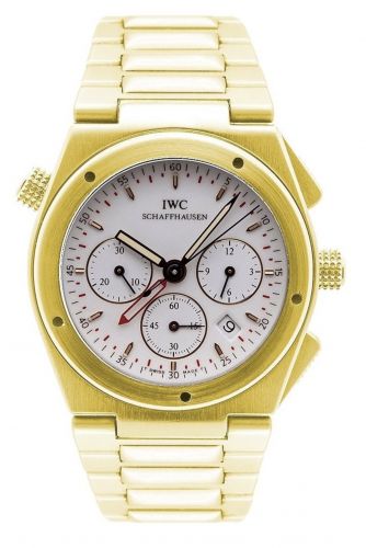 Ingenieur Mecaquartz Chronograph Alarm Yellow Gold / White / Bracelet