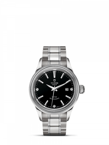Style 28 Stainless Steel / Black-Diamond / Bracelet