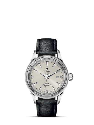 Style 28 Stainless Steel / Silver-Diamond / Strap