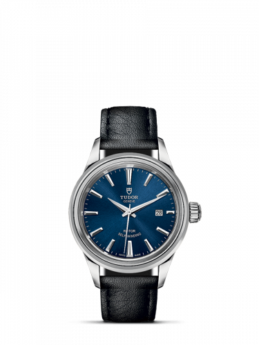 Style 28 Stainless Steel / Blue / Strap