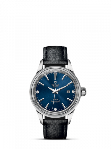 Style 28 Stainless Steel / Blue-Diamond / Strap