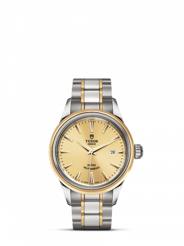 Style 28 Stainless Steel / Yellow Gold / Champagne / Bracelet