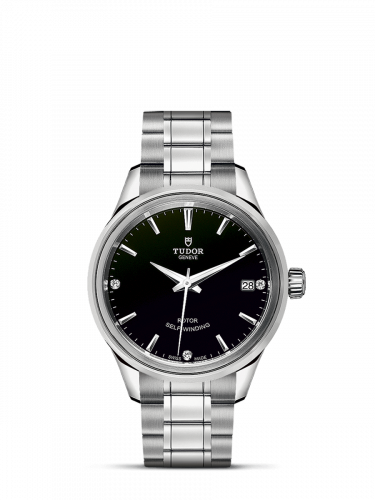 Style 34 Stainless Steel / Black-Diamond / Bracelet