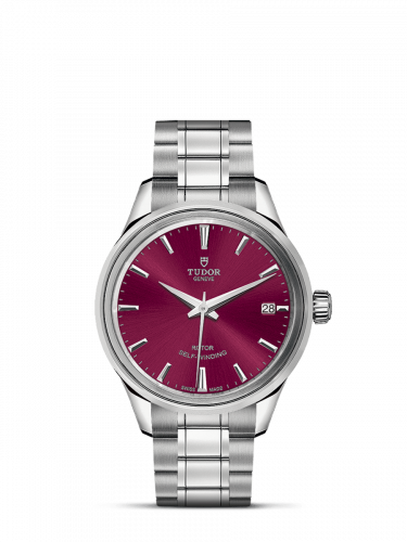 Style 34 Stainless Steel / Burgundy / Bracelet