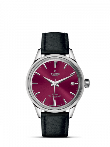 Style 34 Stainless Steel / Burgundy / Strap