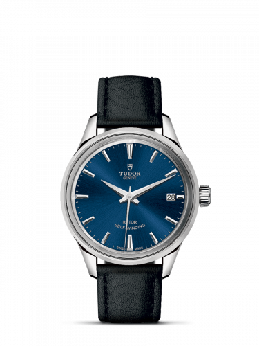 Style 34 Stainless Steel / Blue / Strap