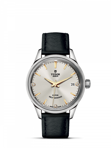 Style 34 Stainless Steel / Silver-Diamond / Strap