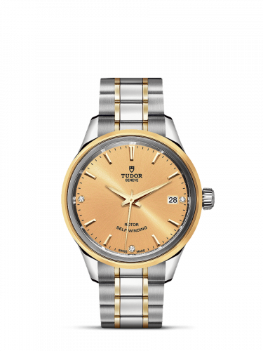 Style 34 Stainless Steel / Yellow Gold / Champagne-Diamond / Bracelet