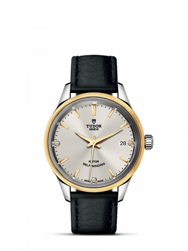 Style 34 Stainless Steel / Yellow Gold / Silver-Diamond / Strap
