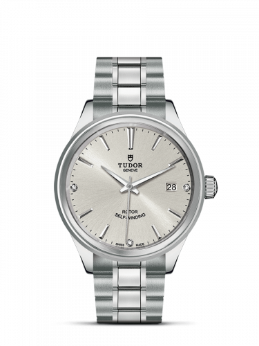 Style 38 Stainless Steel / Silver-Diamond / Bracelet