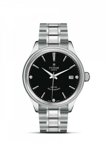 Style 38 Stainless Steel / Black-Diamond / Bracelet