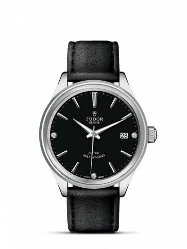 Style 38 Stainless Steel / Black-Diamond / Strap