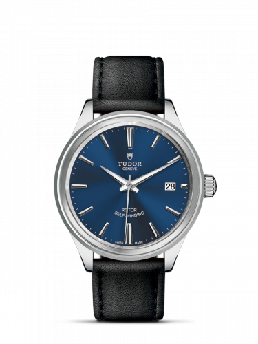 Style 38 Stainless Steel / Blue / Strap