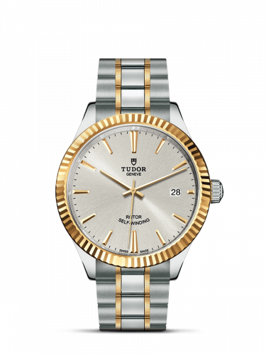 Style 38 Stainless Steel / Yellow Gold / Fluted / Silver / Bracelet