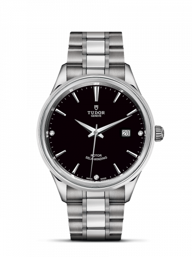 Style 41 Stainless Steel / Black-Diamond / Bracelet
