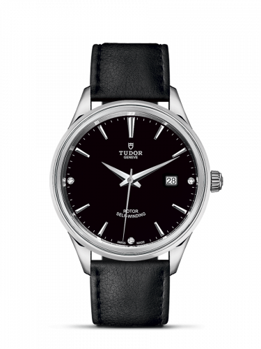 Style 41 Stainless Steel / Black-Diamond / Strap