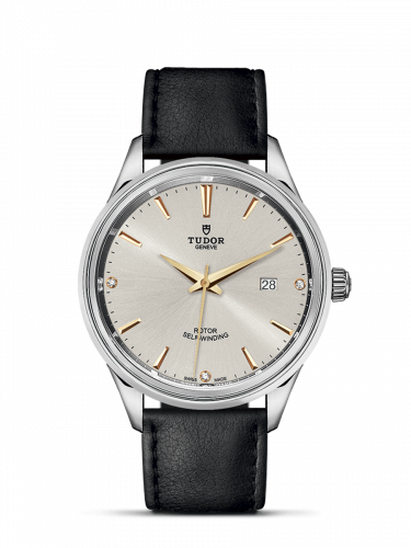 Style 41 Stainless Steel / Silver-Diamond / Strap