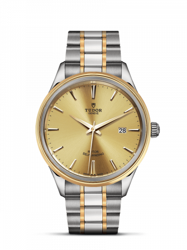 Style 41 Stainless Steel / Yellow Gold / Champagne / Bracelet