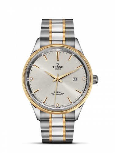 Style 41 Stainless Steel / Yellow Gold / Silver-Diamond / Bracelet