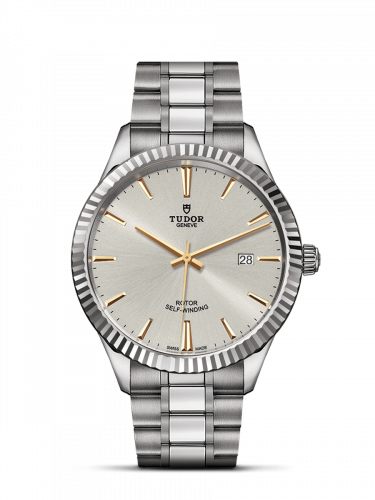 Style 41 Stainless Steel / Fluted / Silver / Bracelet