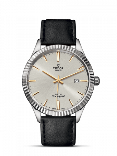 Style 41 Stainless Steel / Fluted / Silver / Strap