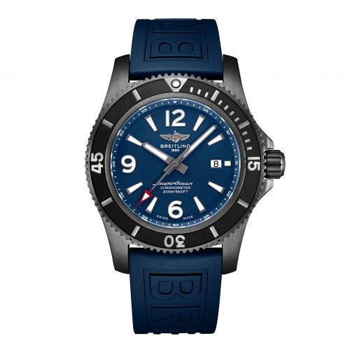 Superocean 46 Blacksteel / Blue / Rubber / Folding