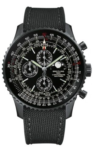 Navitimer 1461 48 Blacksteel / Black / Military / Pin