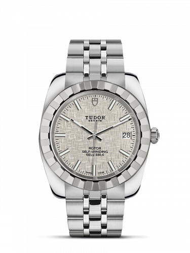Classic 38 Stainless Steel / Fluted / Silver / Bracelet