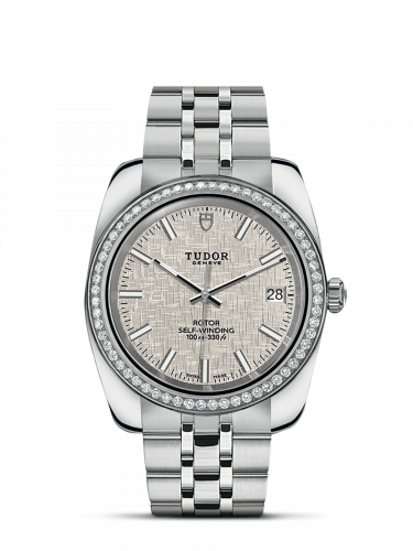 Classic 38 Stainless Steel / Diamond / Silver / Bracelet