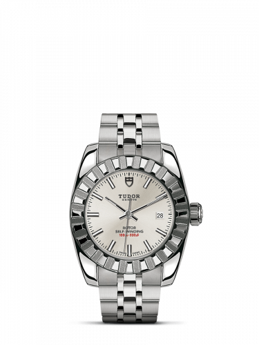 Classic 28 Stainless Steel / Fluted / Silver / Bracelet