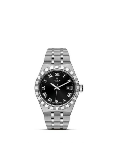 Royal Date 28 Stainless Steel / Black - Roman