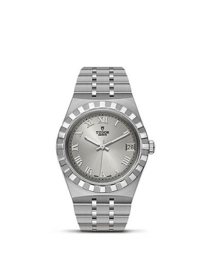 Royal Date 34 Stainless Steel / Silver - Roman