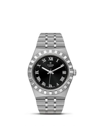 Royal Date 34 Stainless Steel / Black - Roman