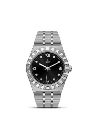 Royal Date 34 Stainless Steel / Black - Diamond