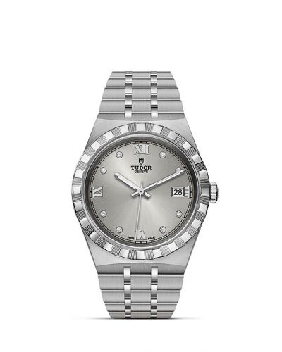 Royal Date 38 Stainless Steel / Silver - Diamond