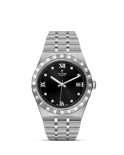 Royal Date 38 Stainless Steel / Black - Diamond